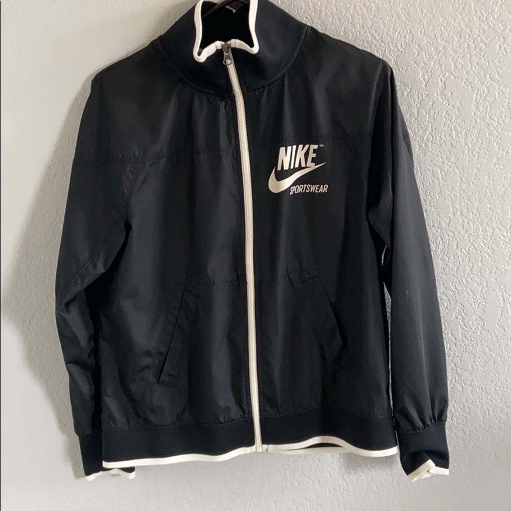 a black Nike jacket